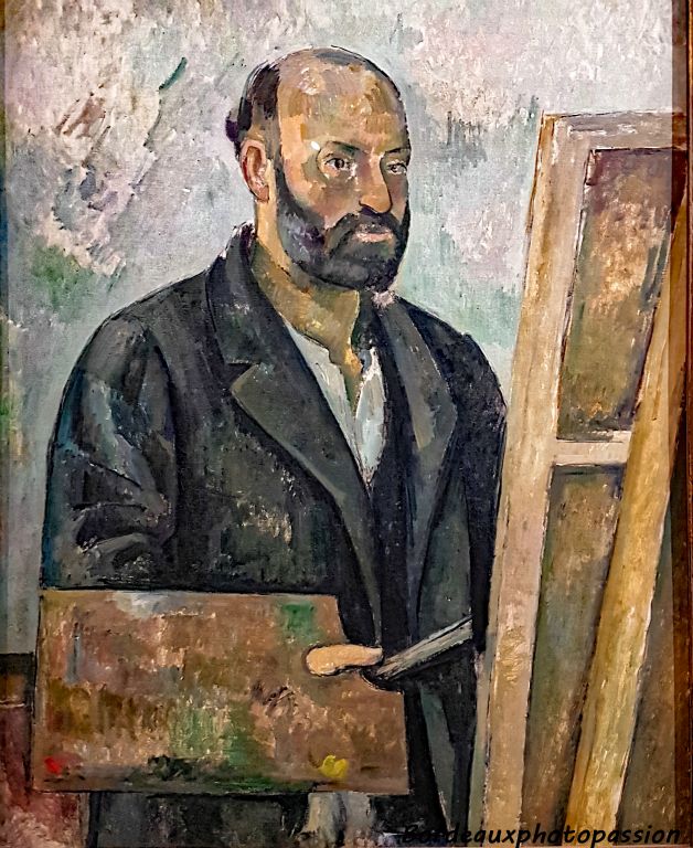 Autoportrait à la palette (1886-1888) Paul Cézanne